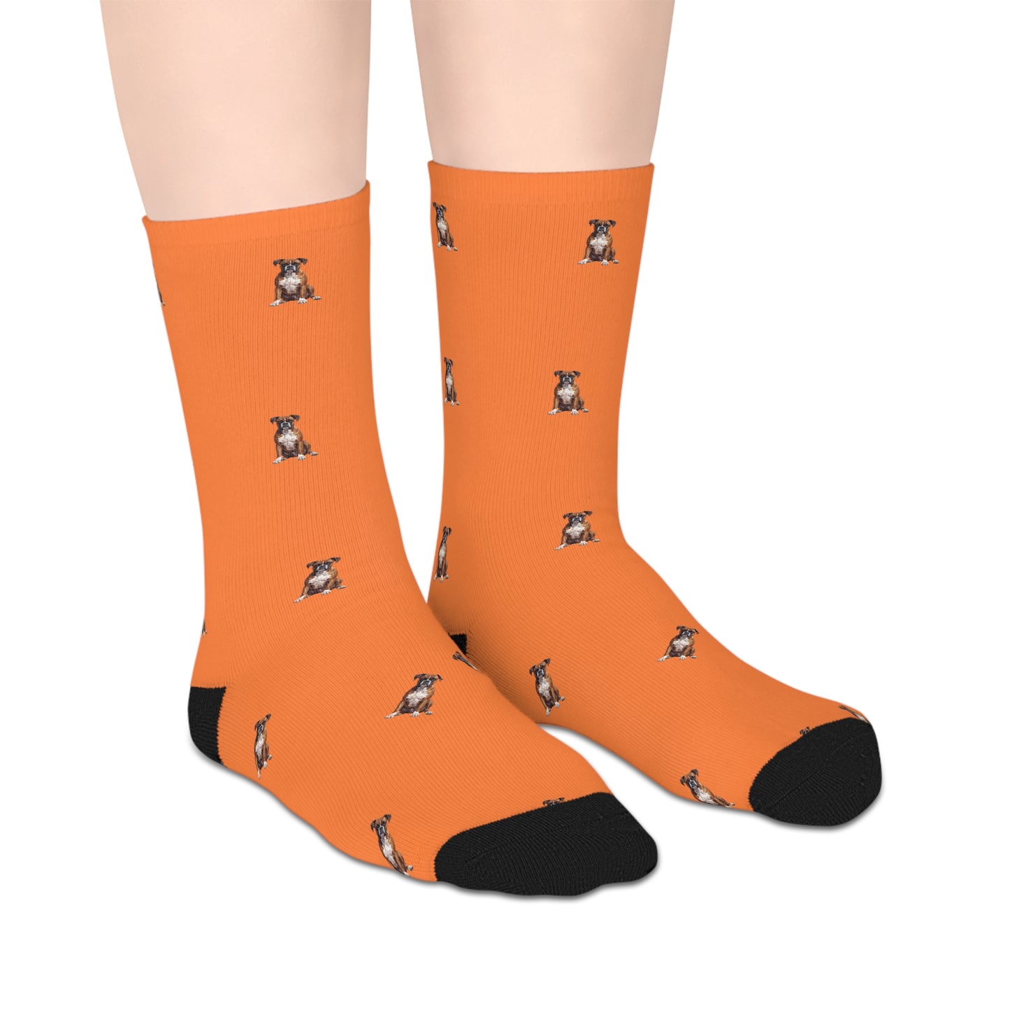 Mid-length Socks (Orange)