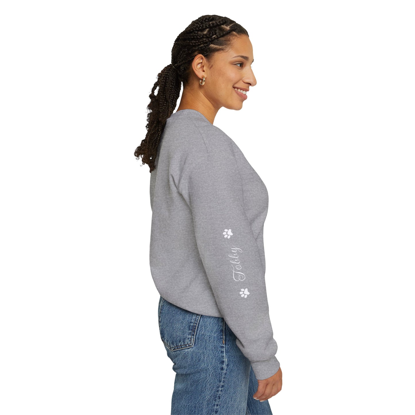 Custom Dog Mom Sleeve Sweater