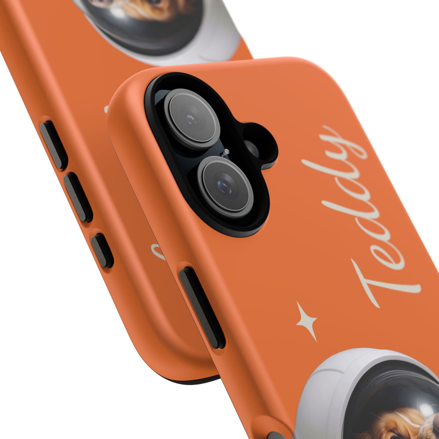 Funda Resistente Retrato de Mascota Astronauta
