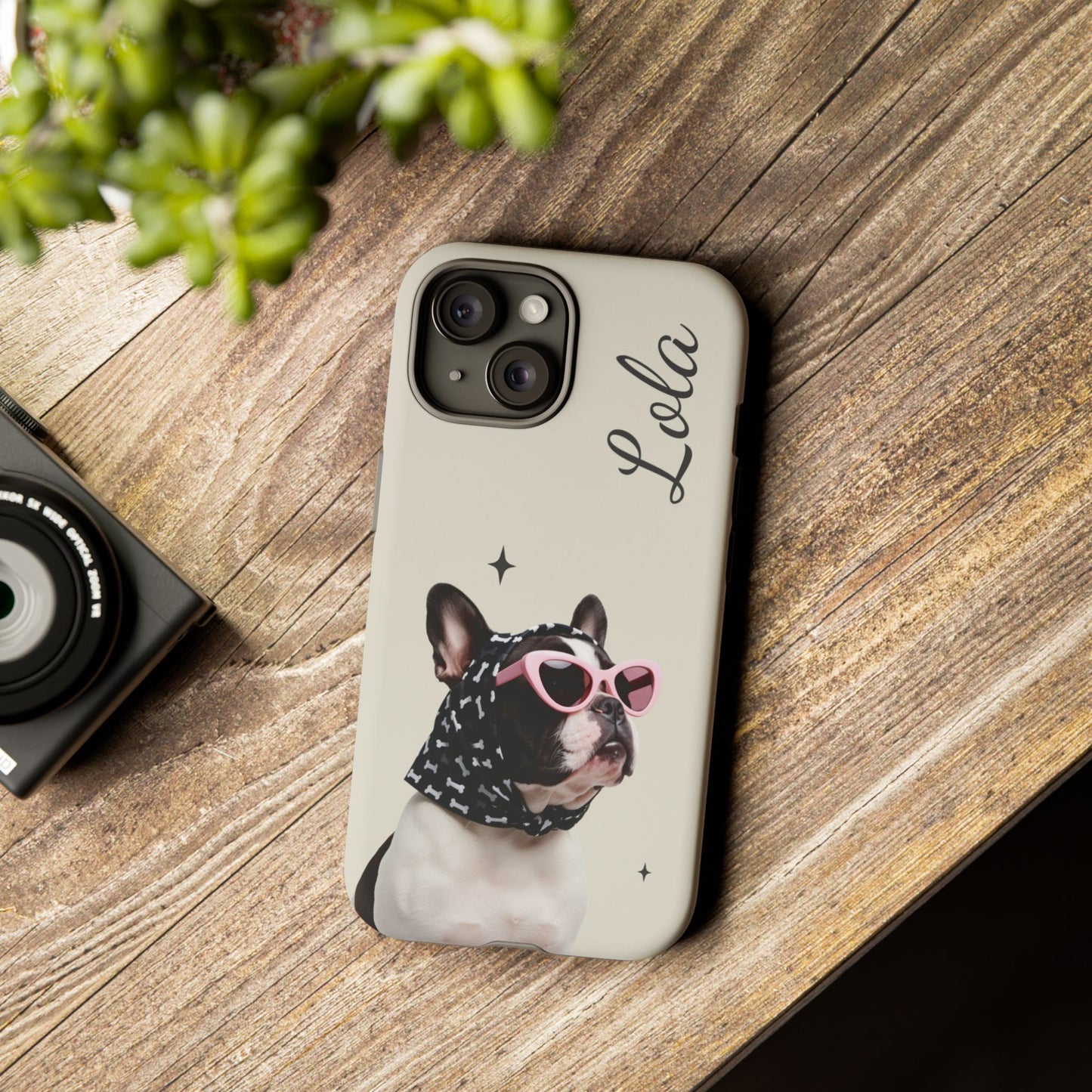 Retro Sunglasses Pet Portrait Case