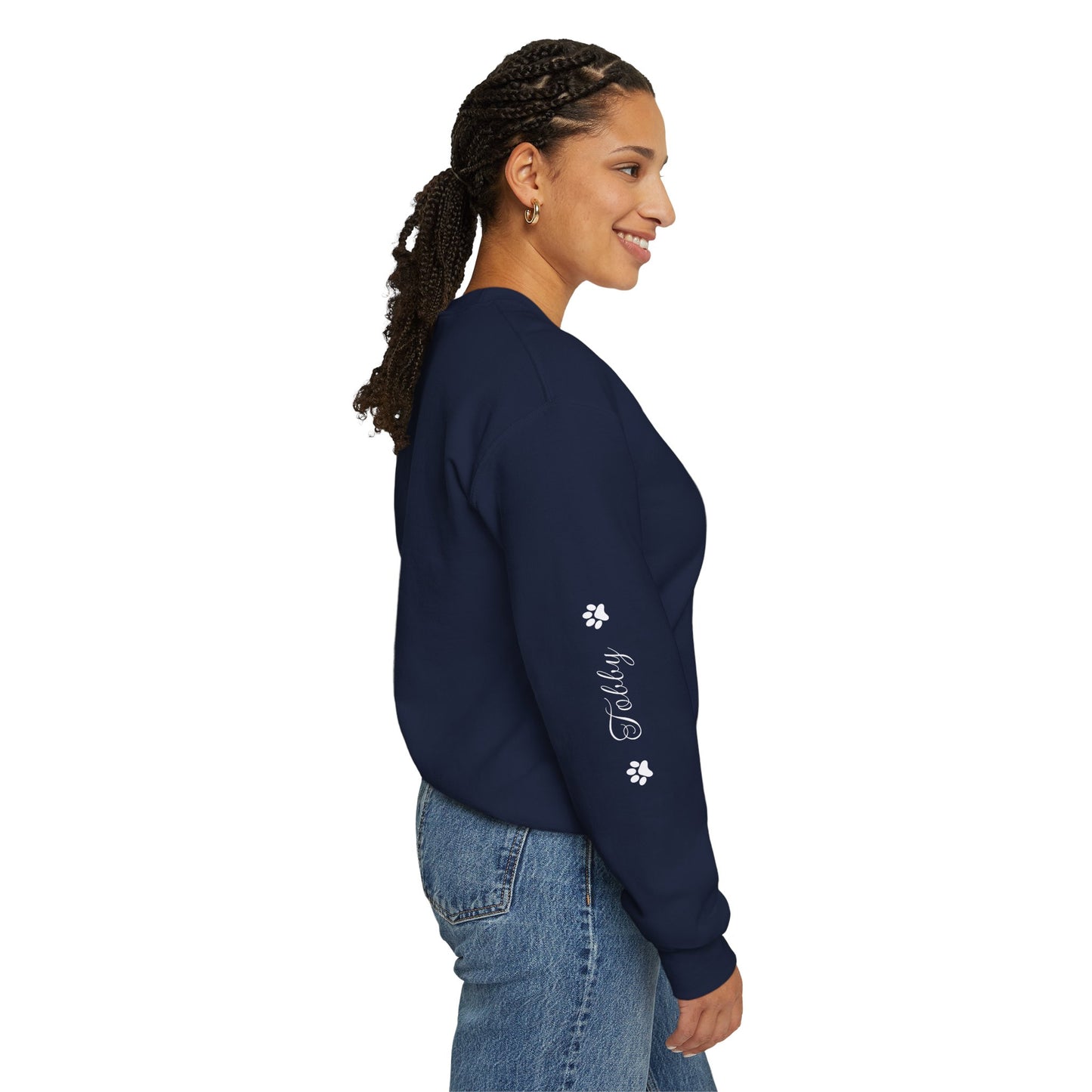 Custom Dog Mom Sleeve Sweater