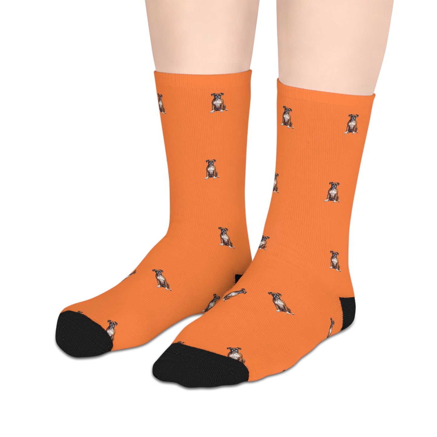 Mid-length Socks (Orange)
