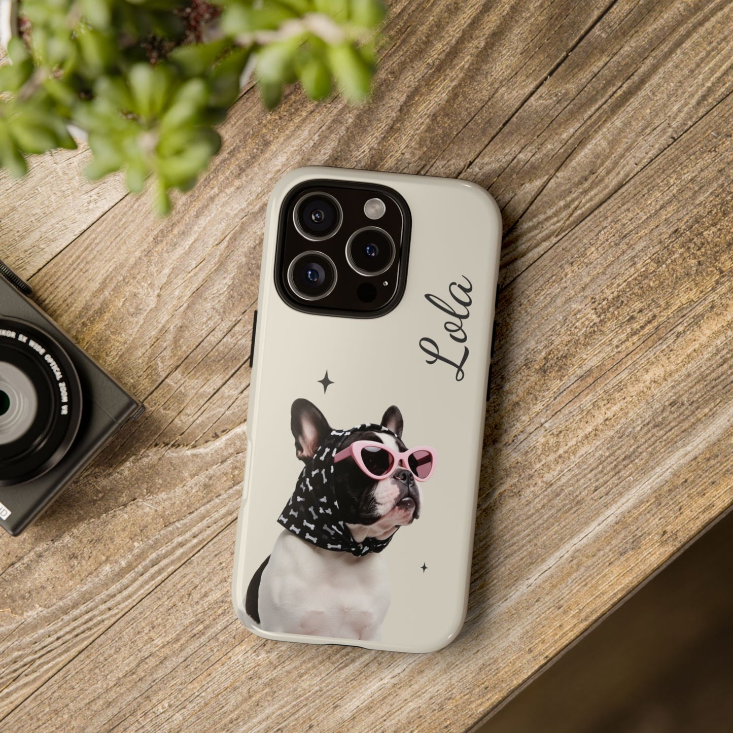 Retro Sunglasses Pet Portrait Case