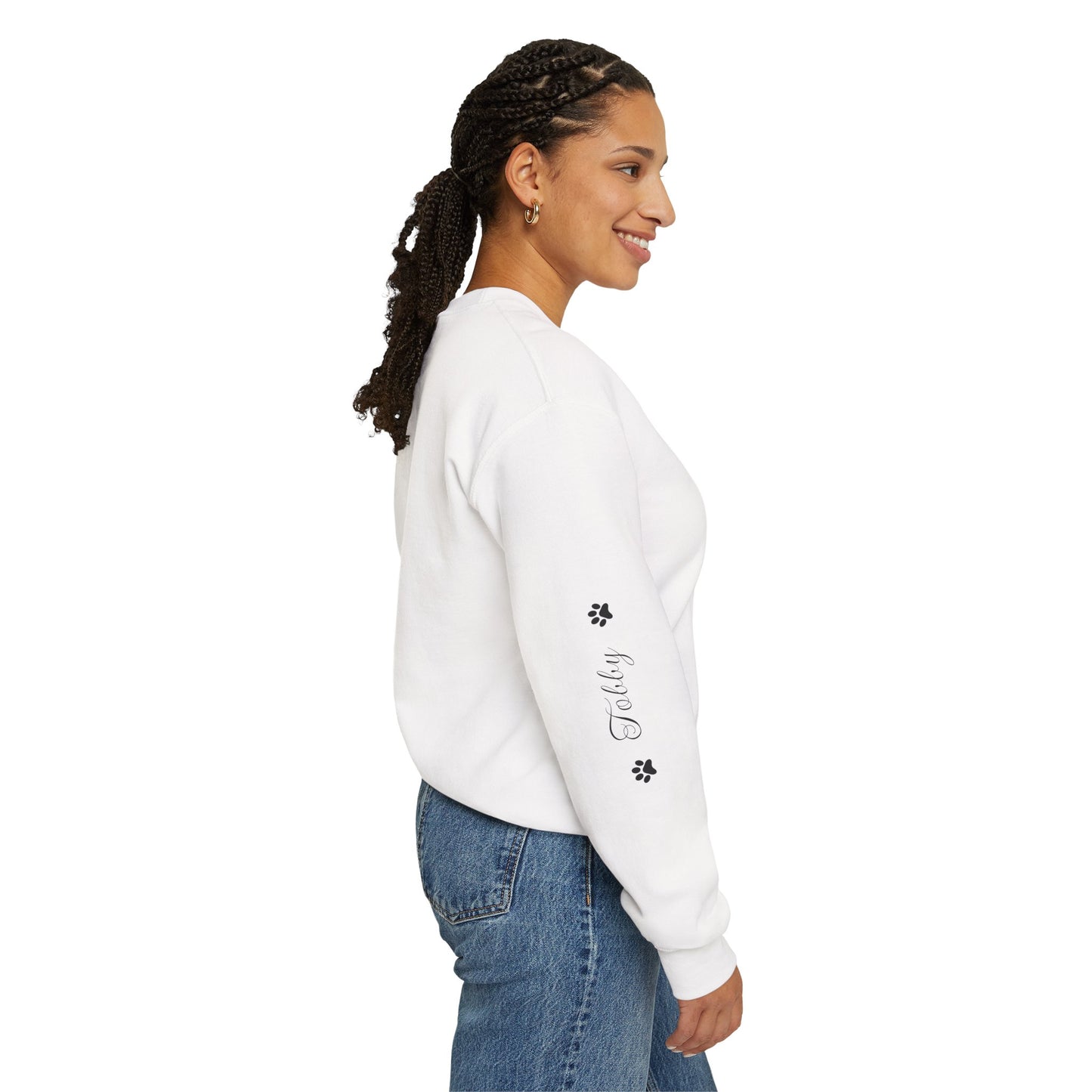 Custom Dog Mom Sleeve Sweater