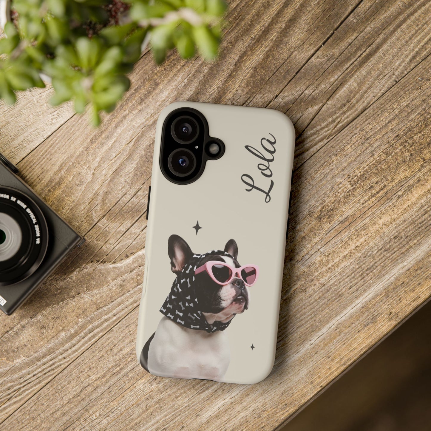 Retro Sunglasses Pet Portrait Case
