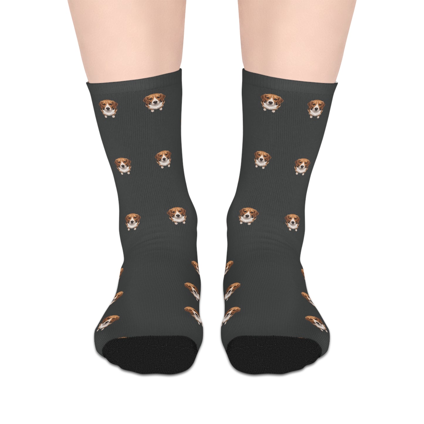 Mid-length Socks (Dark Grey)