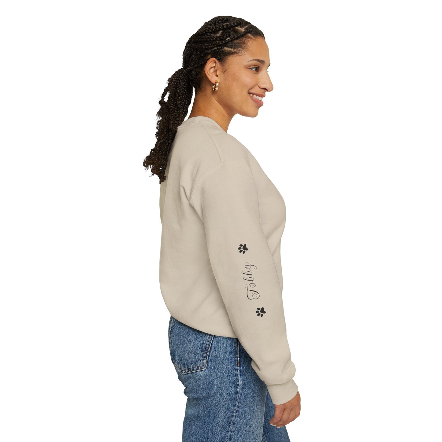 Custom Dog Mom Sleeve Sweater