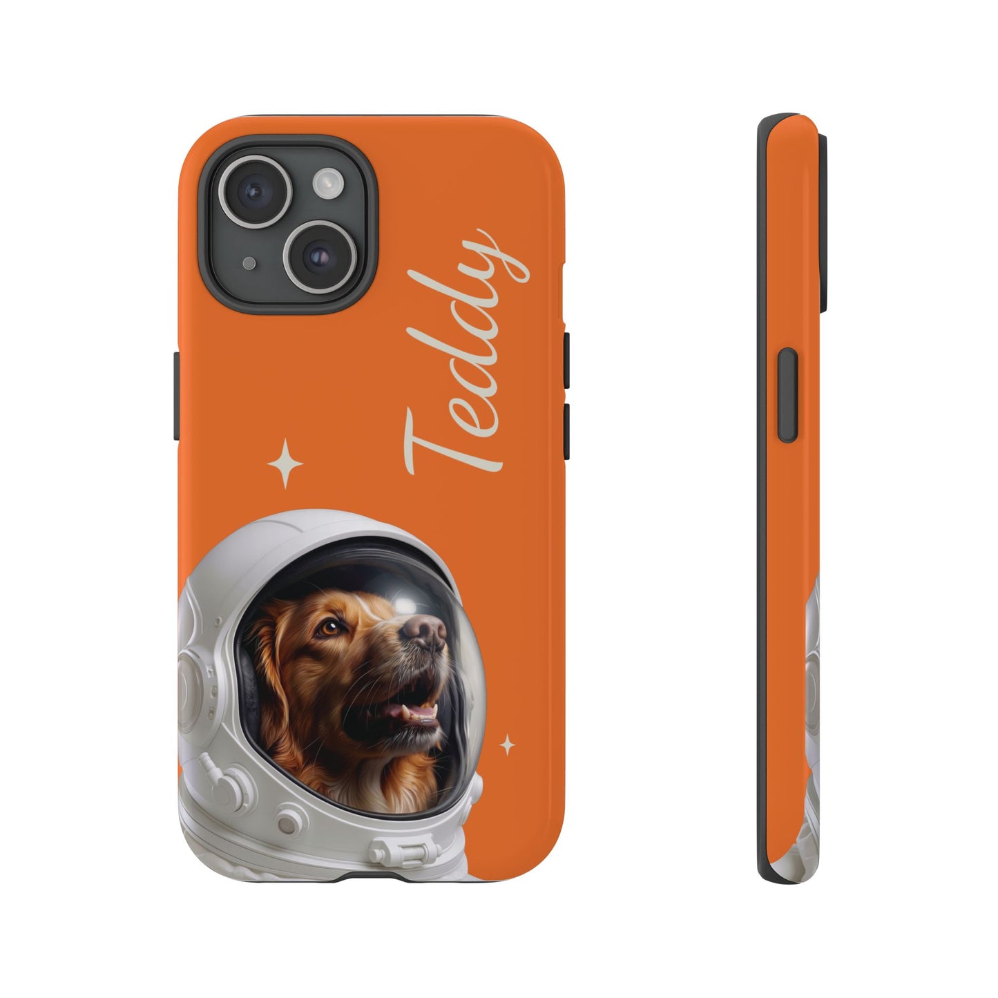 Funda Resistente Retrato de Mascota Astronauta