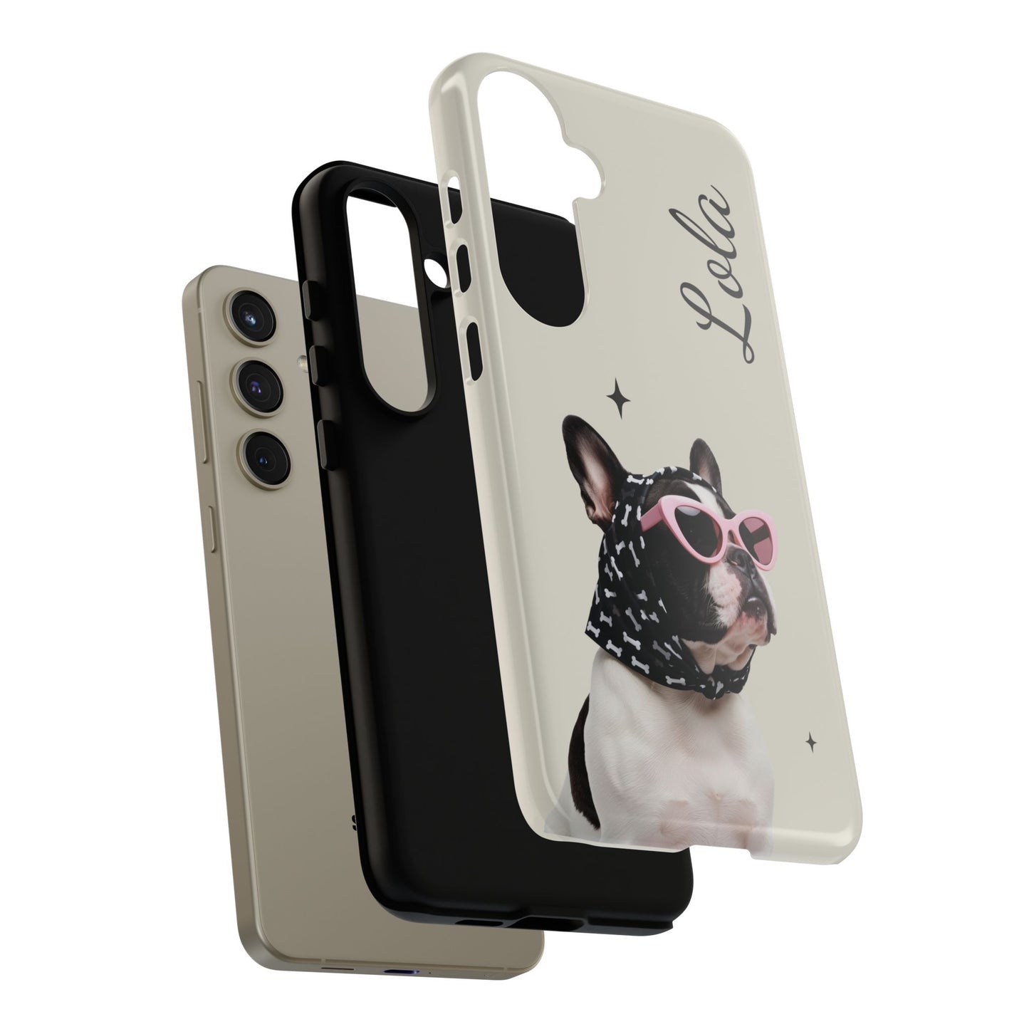 Retro Sunglasses Pet Portrait Case