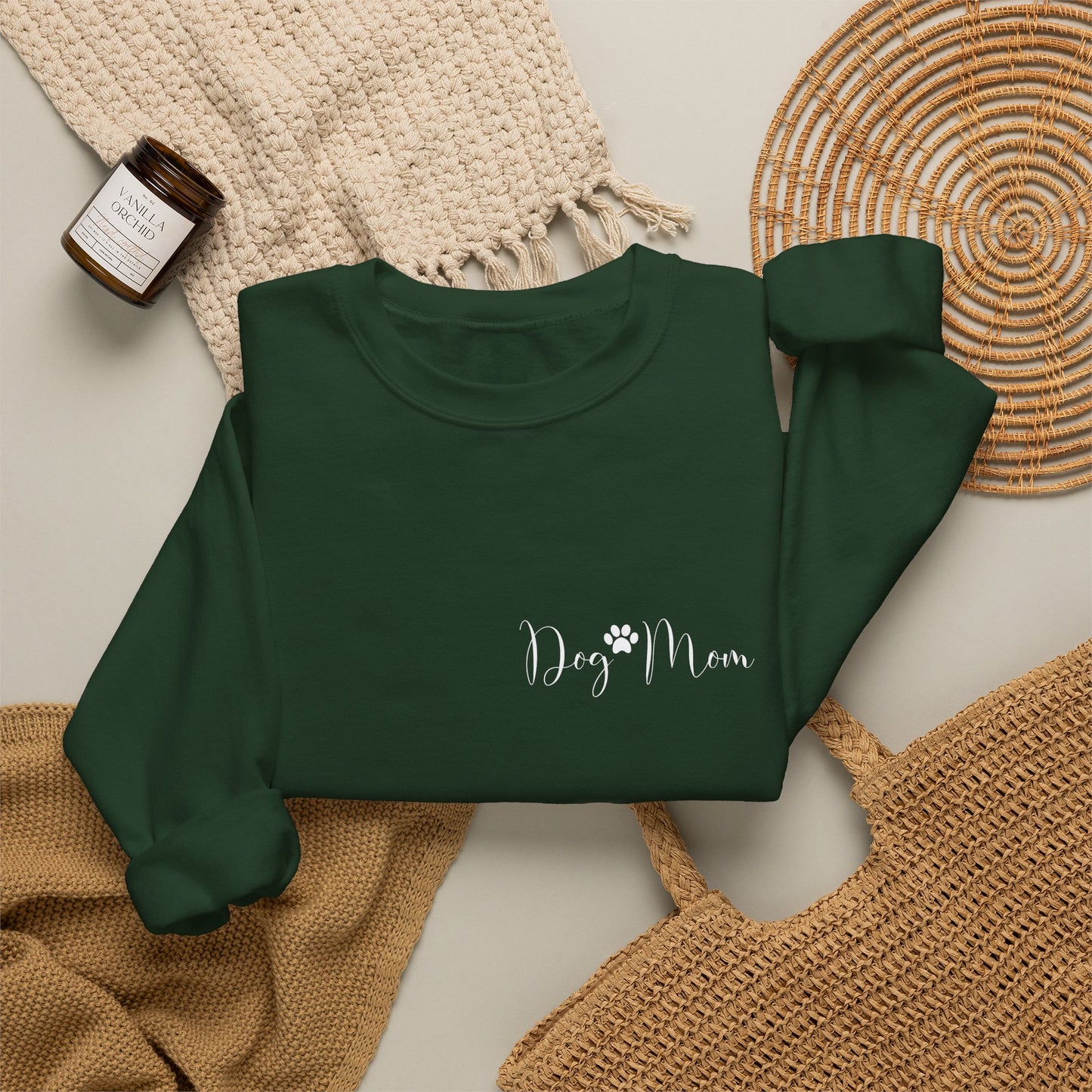 Custom Dog Mom Sleeve Sweater