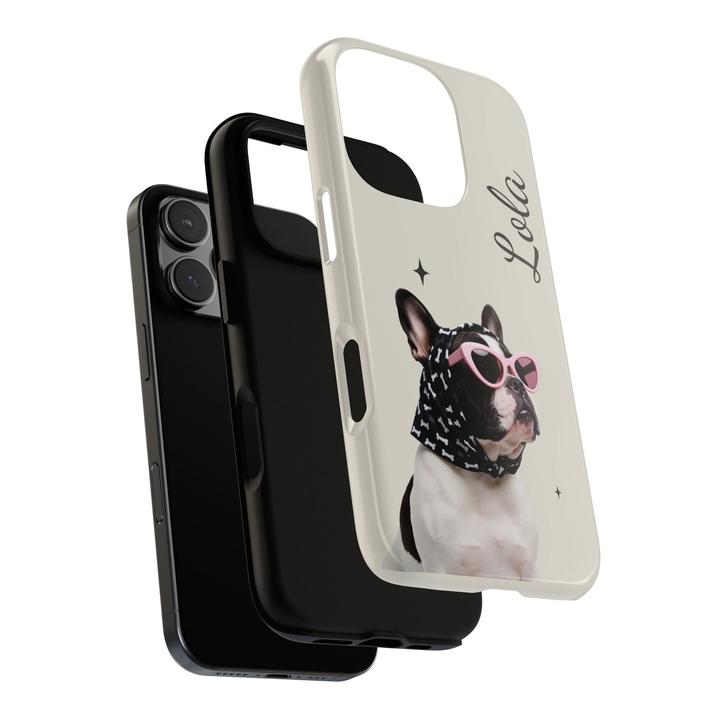Retro Sunglasses Pet Portrait Case
