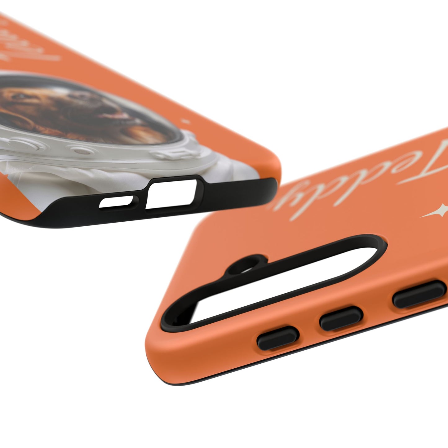 Funda Resistente Retrato de Mascota Astronauta