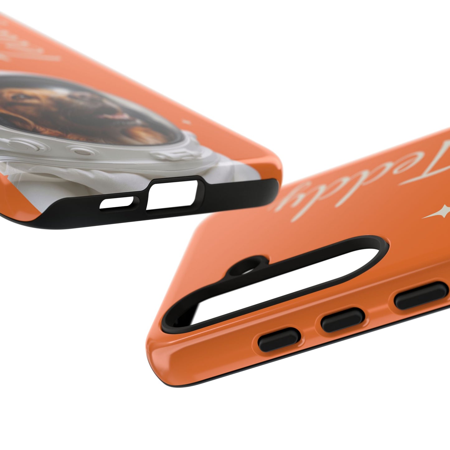 Funda Resistente Retrato de Mascota Astronauta