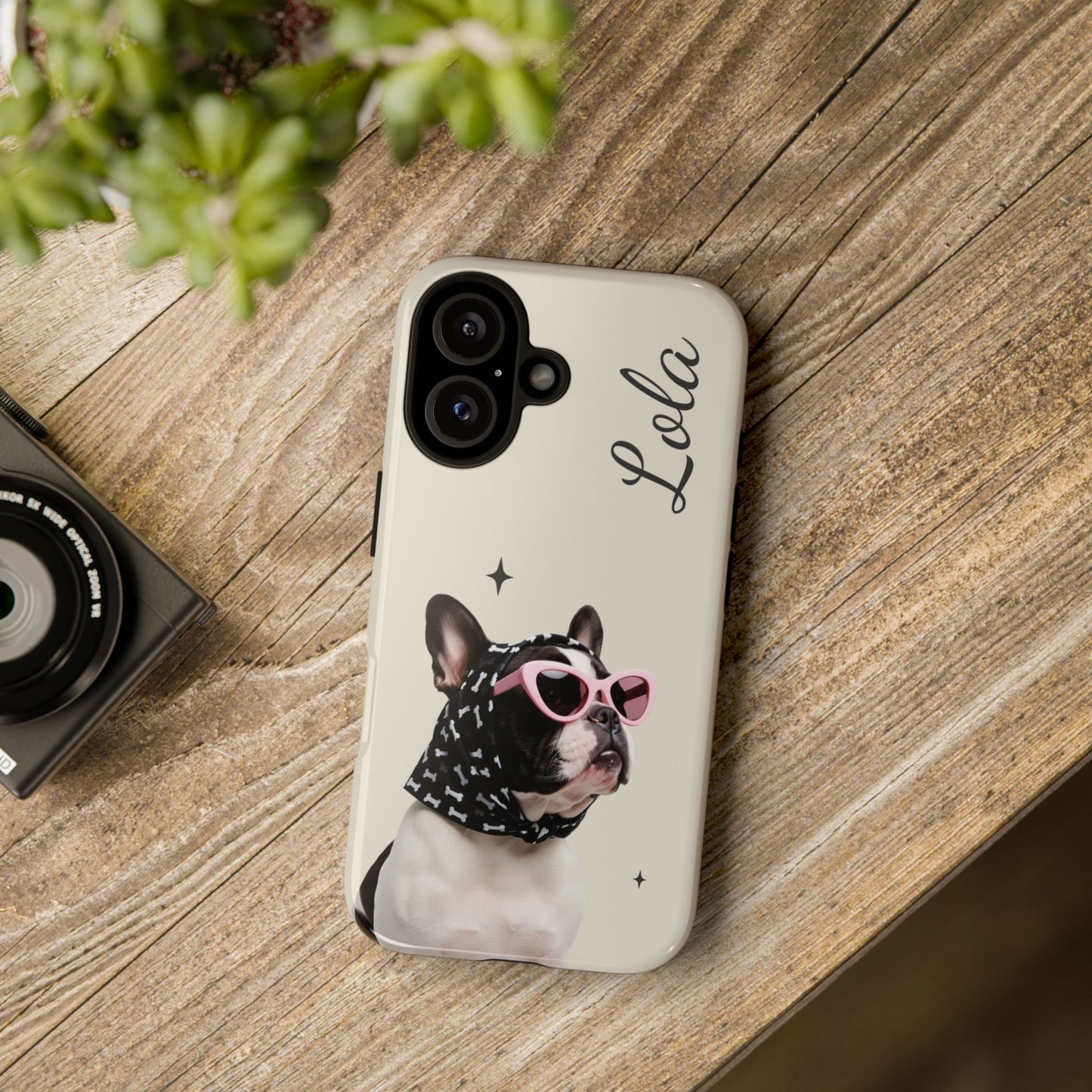 Retro Sunglasses Pet Portrait Case