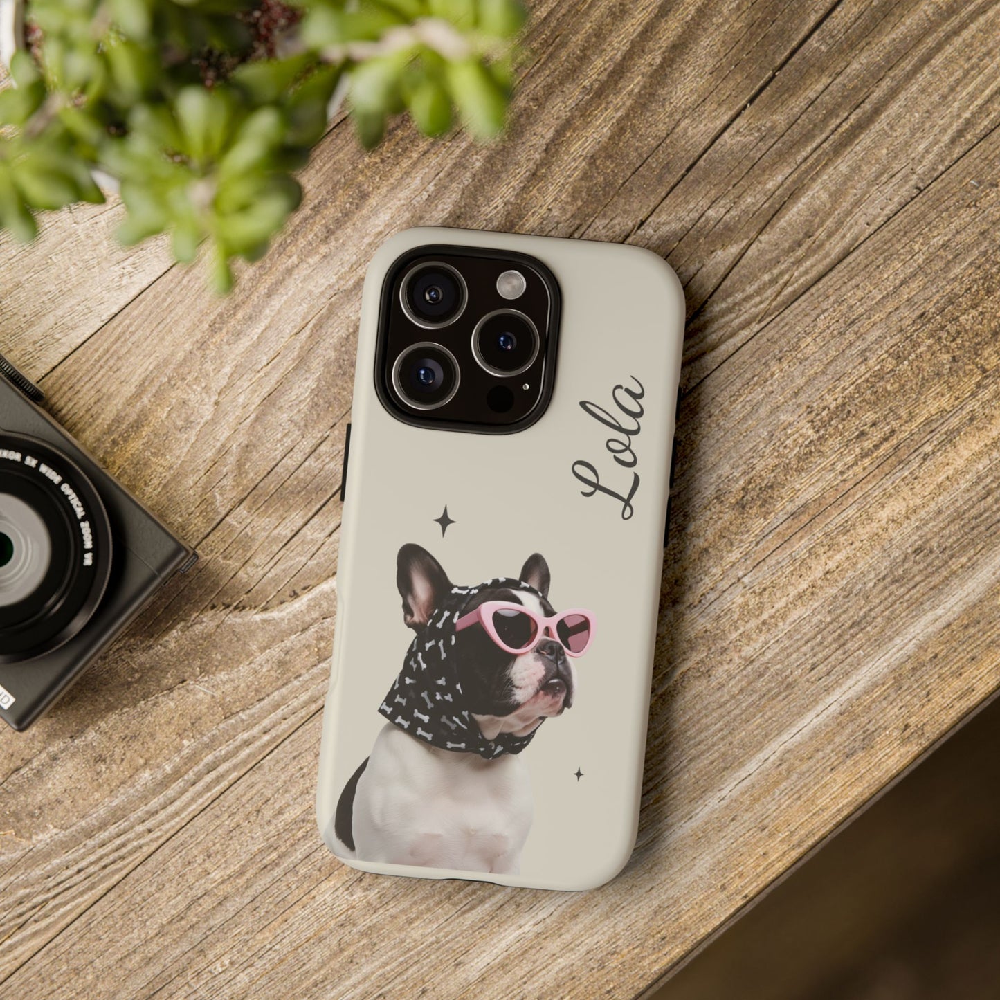 Retro Sunglasses Pet Portrait Case