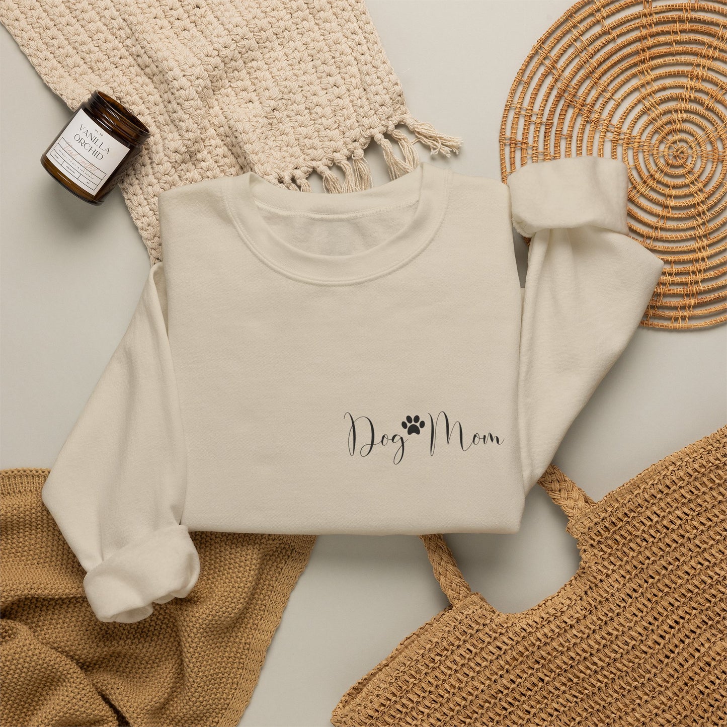 Custom Dog Mom Sleeve Sweater