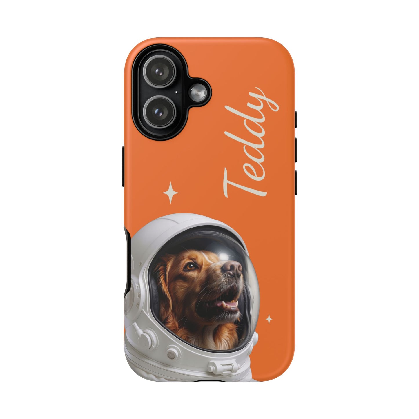 Funda Resistente Retrato de Mascota Astronauta