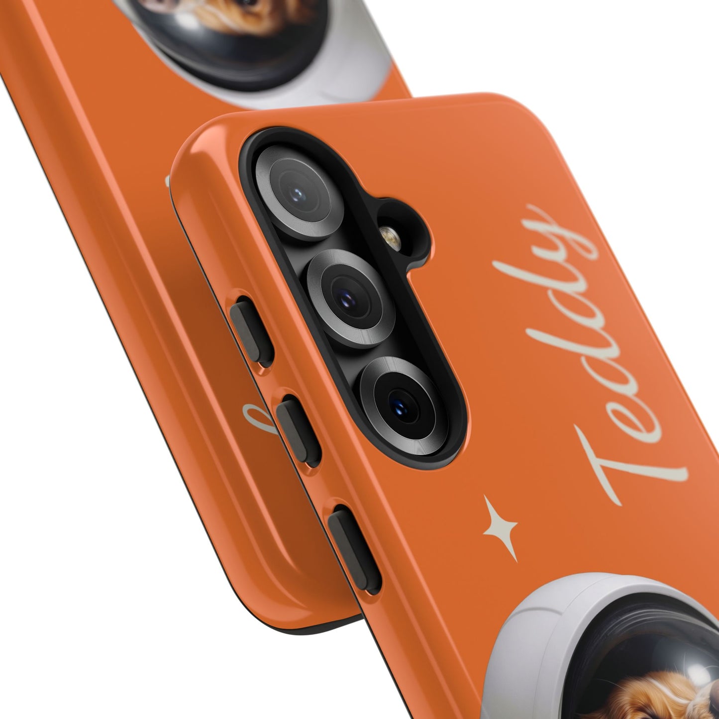 Funda Resistente Retrato de Mascota Astronauta