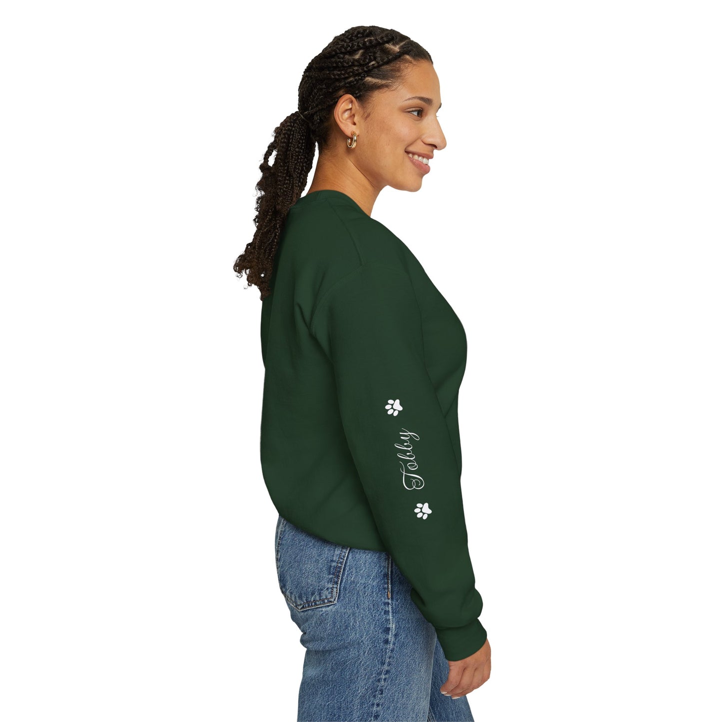 Custom Dog Mom Sleeve Sweater