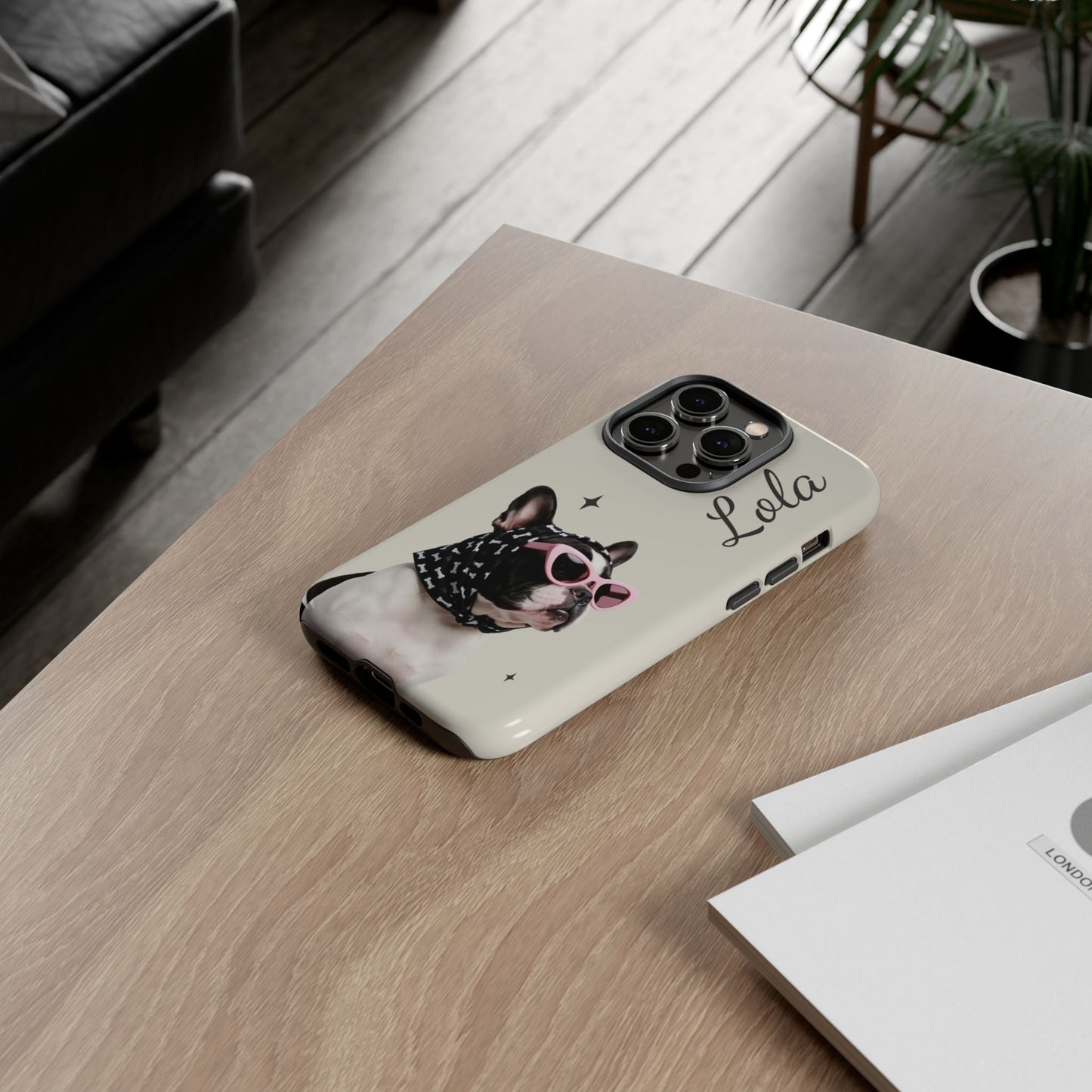 Retro Sunglasses Pet Portrait Case