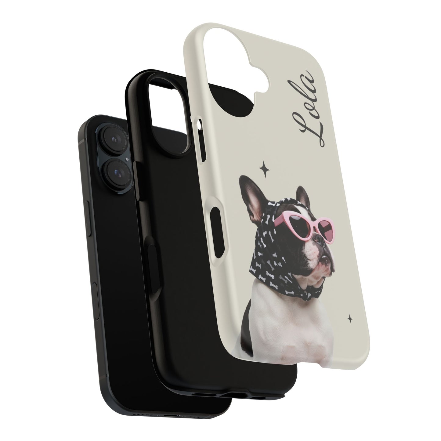 Retro Sunglasses Pet Portrait Case