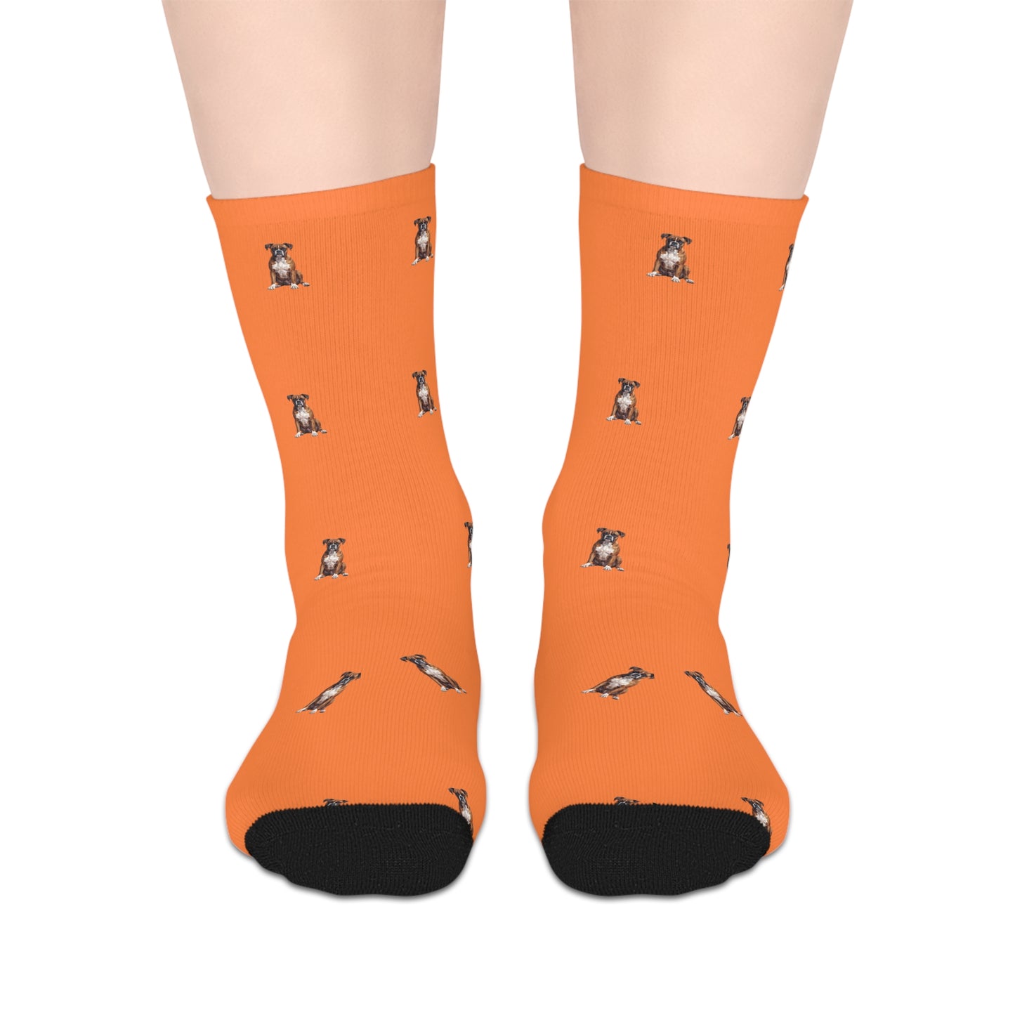Mid-length Socks (Orange)