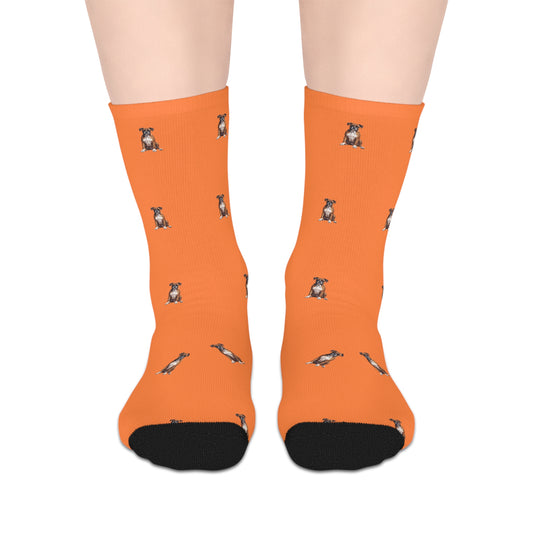 Calcetines de medio tobillo (naranja)