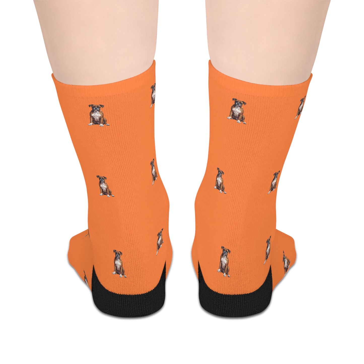 Mid-length Socks (Orange)