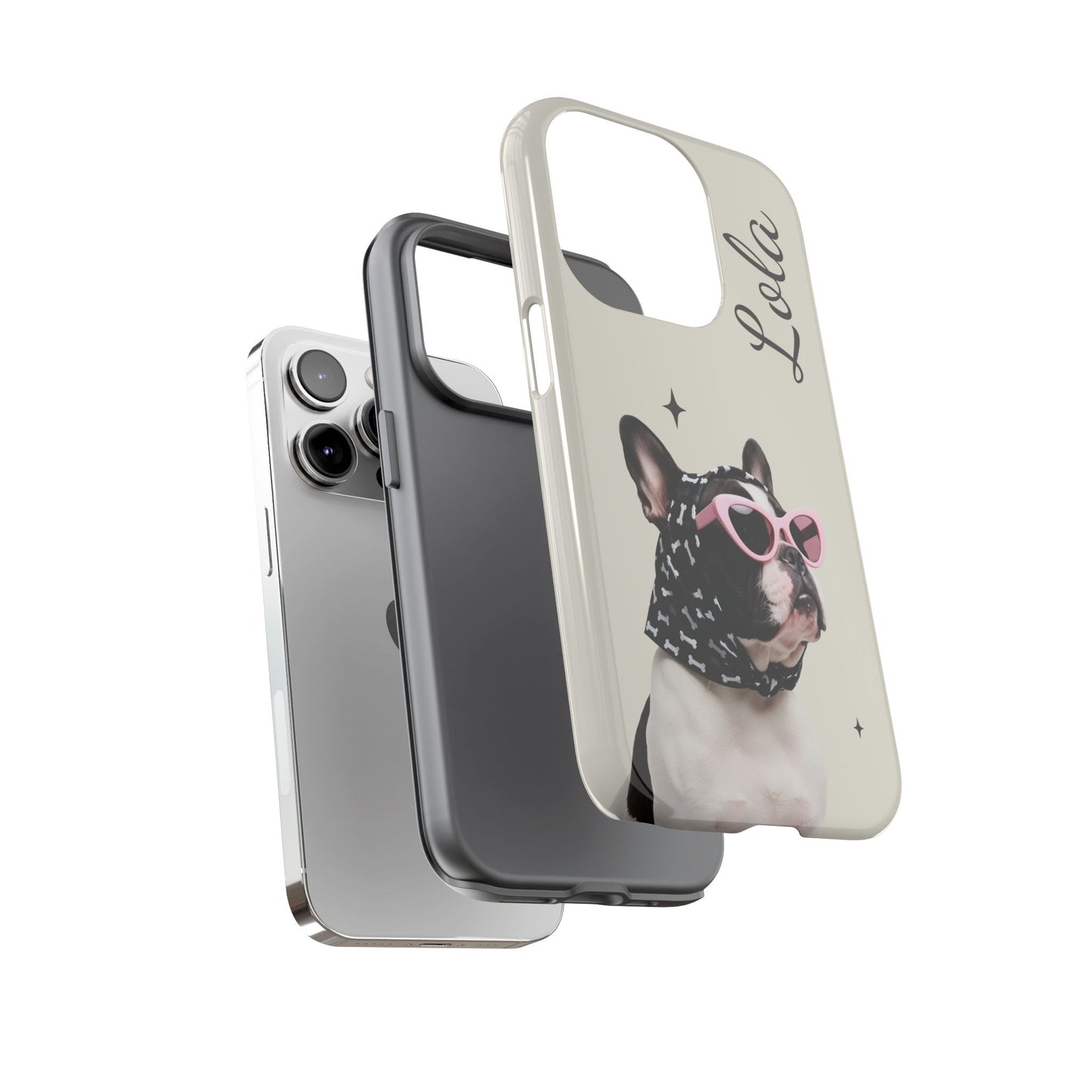 Retro Sunglasses Pet Portrait Case
