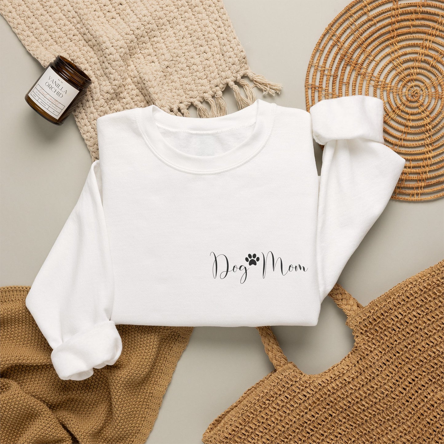 Custom Dog Mom Sleeve Sweater