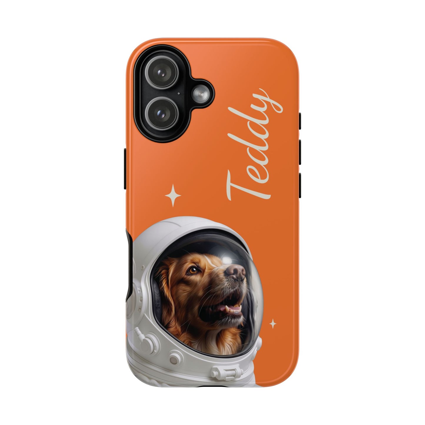 Funda Resistente Retrato de Mascota Astronauta