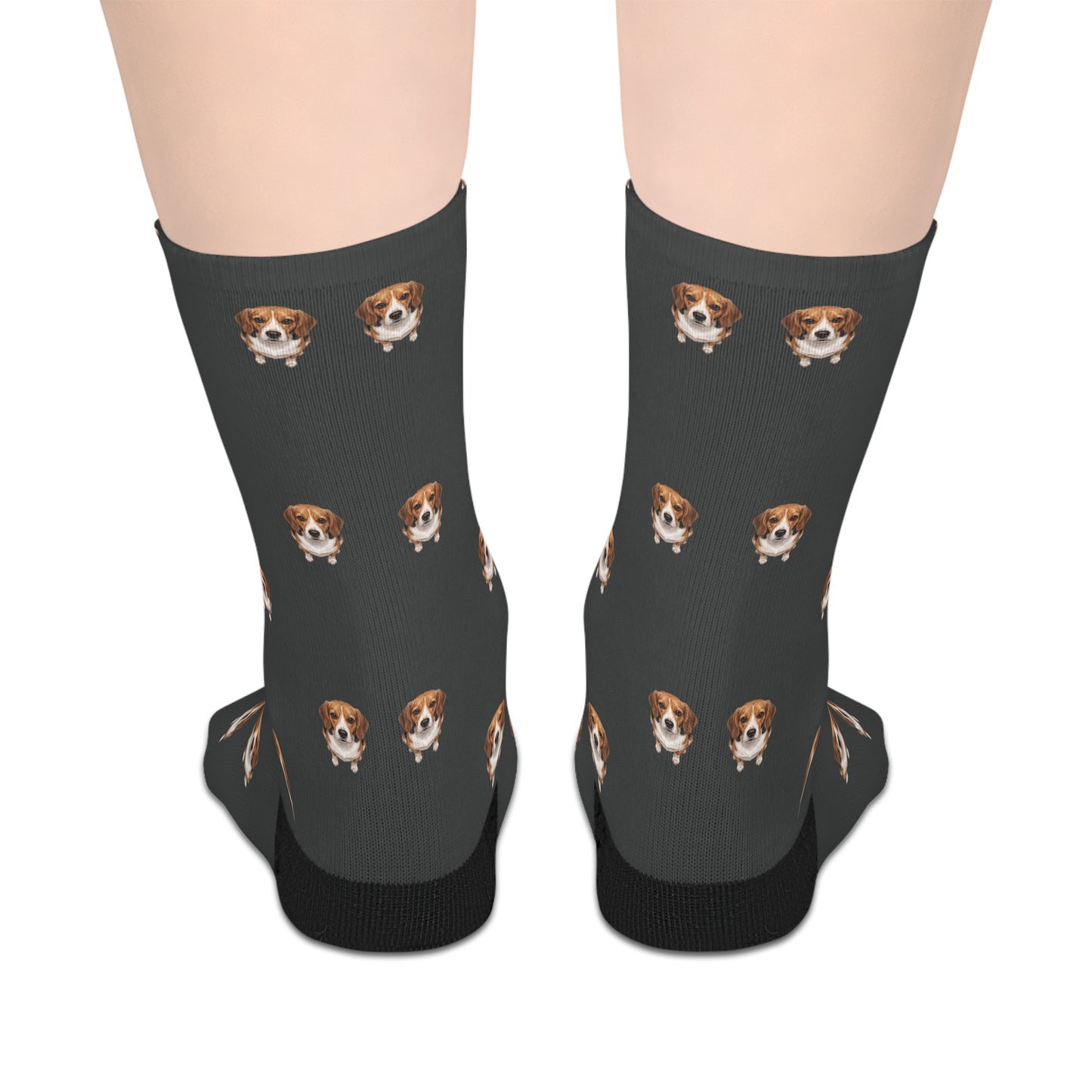 Mid-length Socks (Dark Grey)