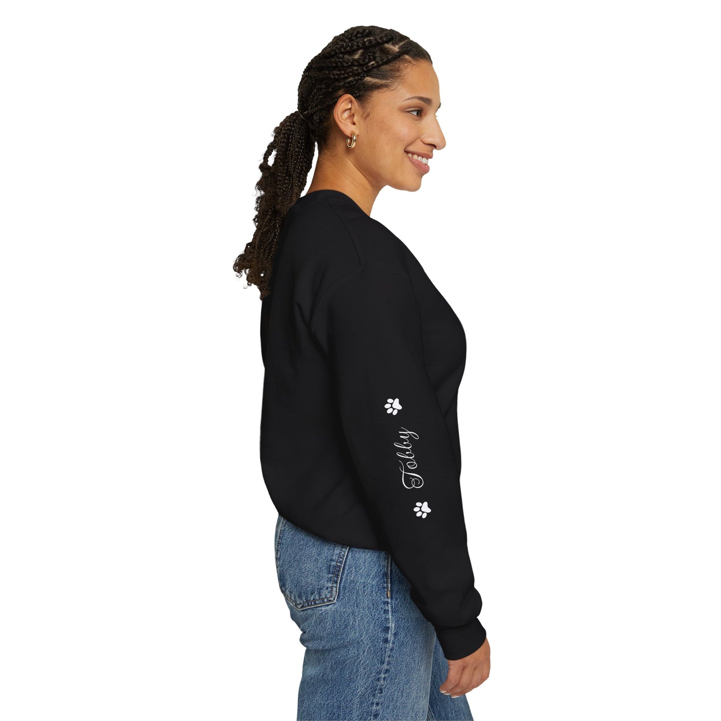 Custom Dog Mom Sleeve Sweater